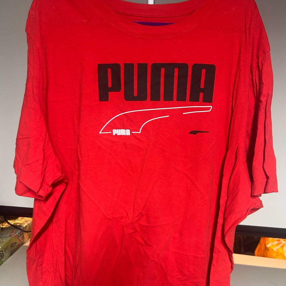 Puma Vibrant Red Tee